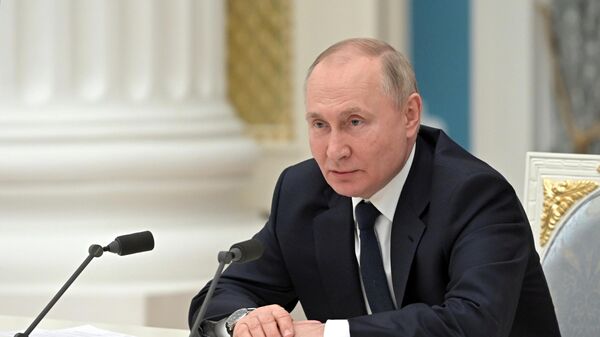  Президент РФ Владимир Путин  - Sputnik Южная Осетия