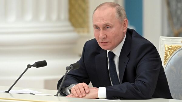  Президент РФ Владимир Путин - Sputnik Южная Осетия