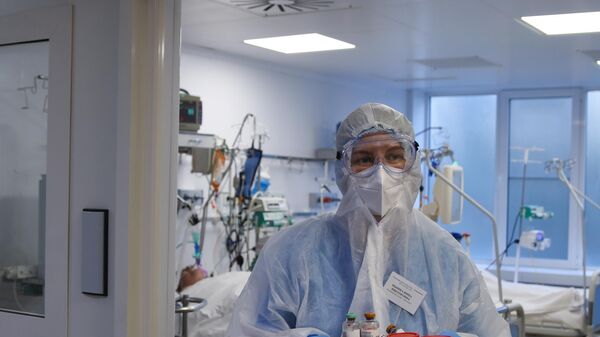 Лечение пациентов с Covid-19 в Краевой больнице №2 Краснодара - Sputnik Южная Осетия