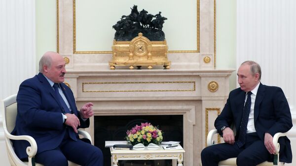 Президент РФ В. Путин встретился с президентом Белоруссии А. Лукашенко - Sputnik Южная Осетия