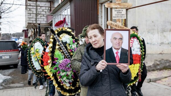 Похороны Юрия Гаглойти - Sputnik Южная Осетия