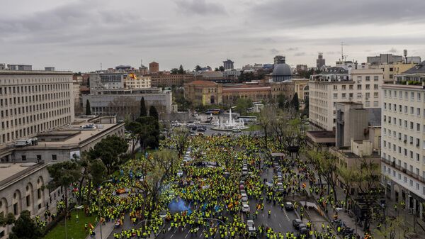 Протесты в Мадриде - Sputnik Южная Осетия