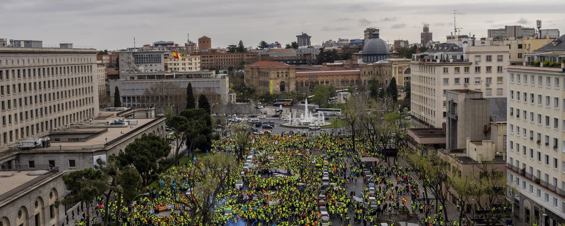 Протесты в Мадриде - Sputnik Южная Осетия, 1920, 25.03.2022