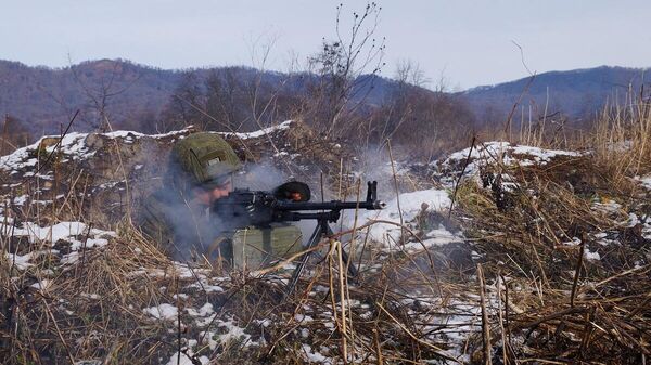 В Южной Осетии тактические группы военной базы Южного военного округа (ЮВО) выполнили боевые стрельбы - Sputnik Южная Осетия