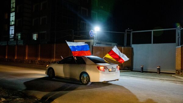 Автопробег в Цхинвале - Sputnik Южная Осетия