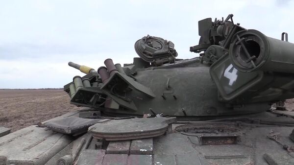 Украинская бронетехника, захваченная ВС РФ в Черниговской области - Sputnik Южная Осетия
