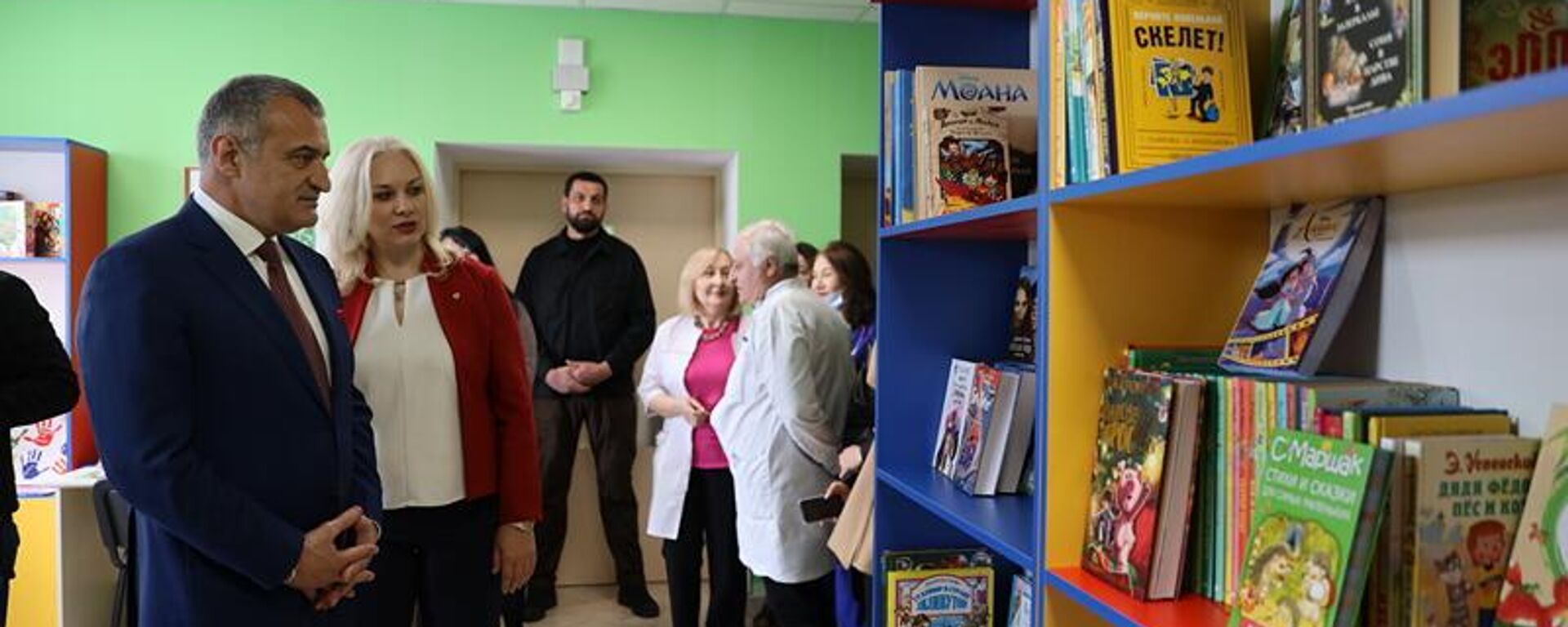 В детской больнице в Цхинвале открыли библиотеку - Sputnik Южная Осетия, 1920, 07.04.2022