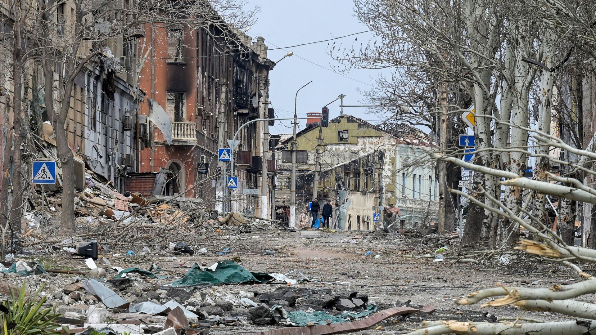 Разрушенные здания - Sputnik Южная Осетия, 1920, 09.04.2022