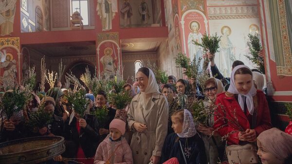 Православные Южной Осетии отмечают Вербное воскресенье - Sputnik Южная Осетия