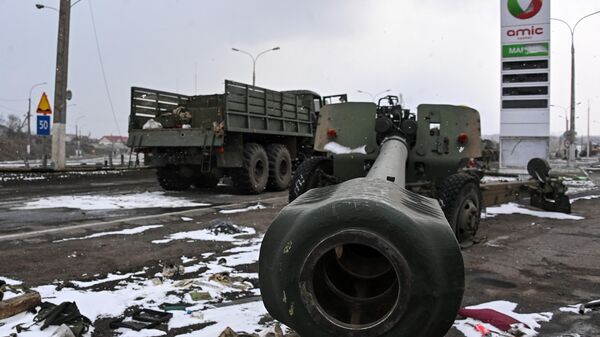 Уничтоженная военная техника ВСУ в окрестностях Херсона - Sputnik Южная Осетия