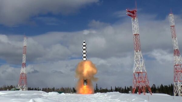 Запуск ракеты «Сармат» с космодрома «Плесецк» - Sputnik Южная Осетия