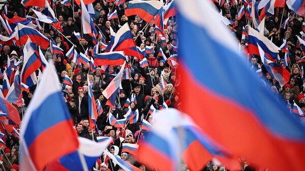 Митинг-концерт, посвященный воссоединению Крыма с Россией - Sputnik Южная Осетия
