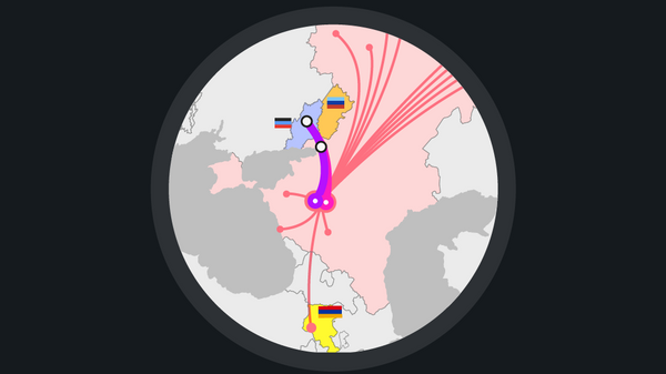 Карта отправки гуманитарной помощи армянской диаспоры в ДНР - Sputnik Южная Осетия