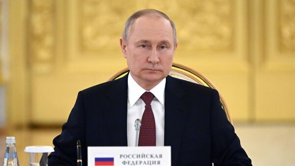 Президент РФ Владимир Путин на встрече лидеров государств - членов Организации Договора о коллективной безопасности (ОДКБ) - Sputnik Южная Осетия