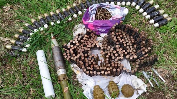 Боеприпасы, найденные вблизи села Зар - Sputnik Южная Осетия