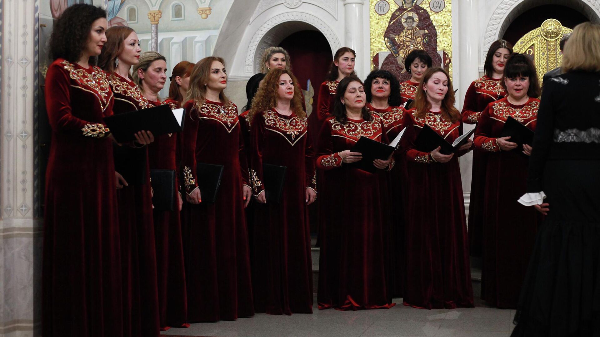 Во Владикавказе состоялся концерт хора Алания - Sputnik Южная Осетия, 1920, 19.05.2022