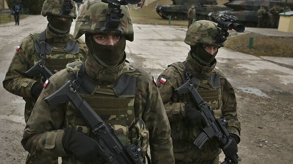 Polscy wojskowi na ćwiczeniach NATO w okolicach Warszawy - Sputnik Южная Осетия