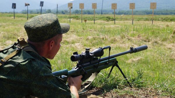 Снайперы ЮВО в горах Северной Осетии - Sputnik Южная Осетия