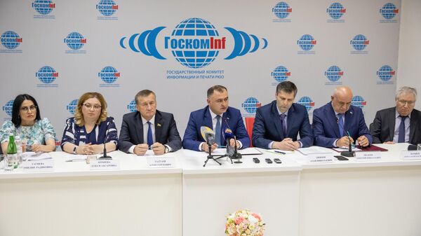 Пресс-конференция делегации Южной Осетии по итогам поездки в Москву  - Sputnik Южная Осетия
