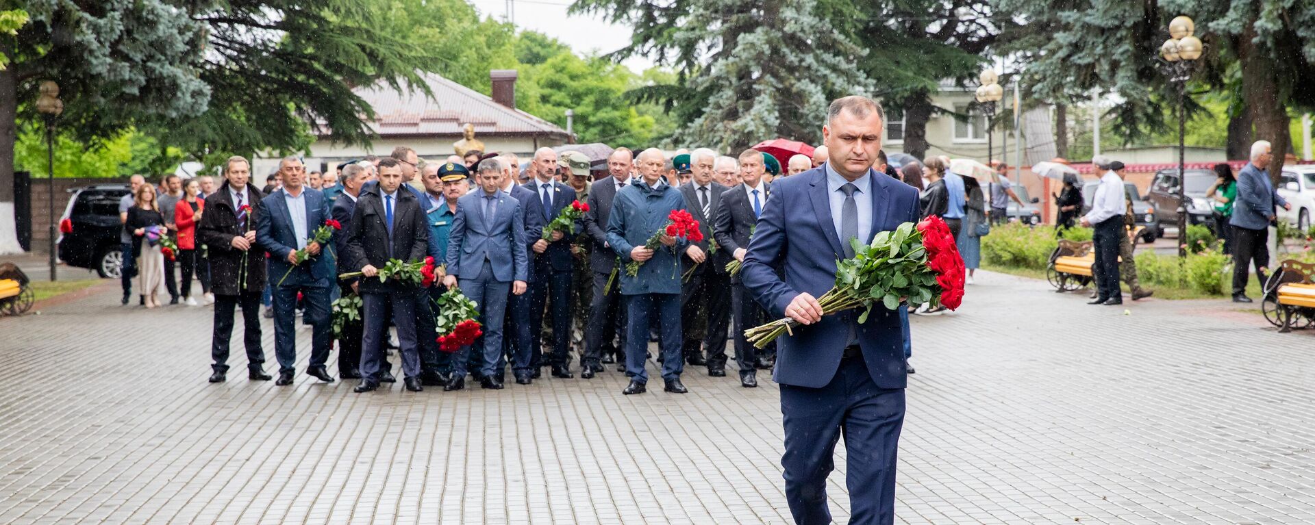 Возложение цветов в память о начале ВОВ  - Sputnik Южная Осетия, 1920, 22.06.2022