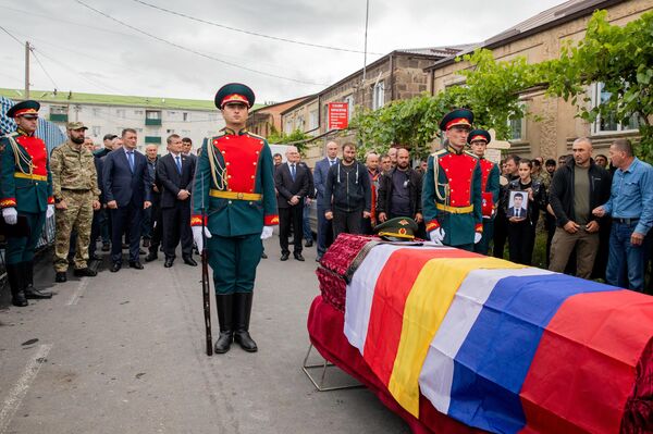 Похороны Владимира Козаева  - Sputnik Южная Осетия