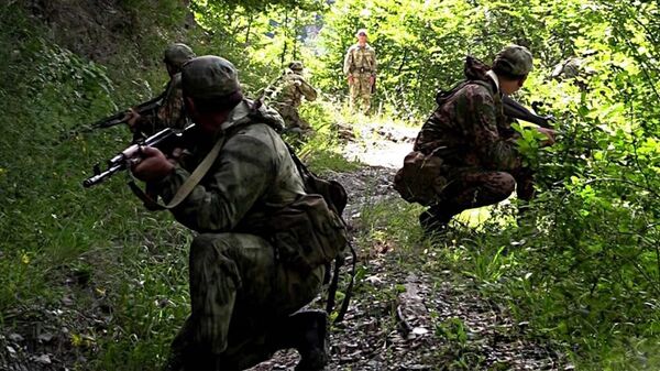Двухнедельные сборы спецназа на войсковом полигоне - Sputnik Южная Осетия