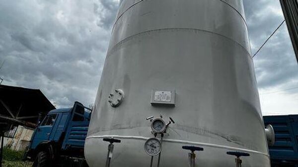 Газификатор объемом хранения жидкого кислорода в 8 тонн - Sputnik Южная Осетия