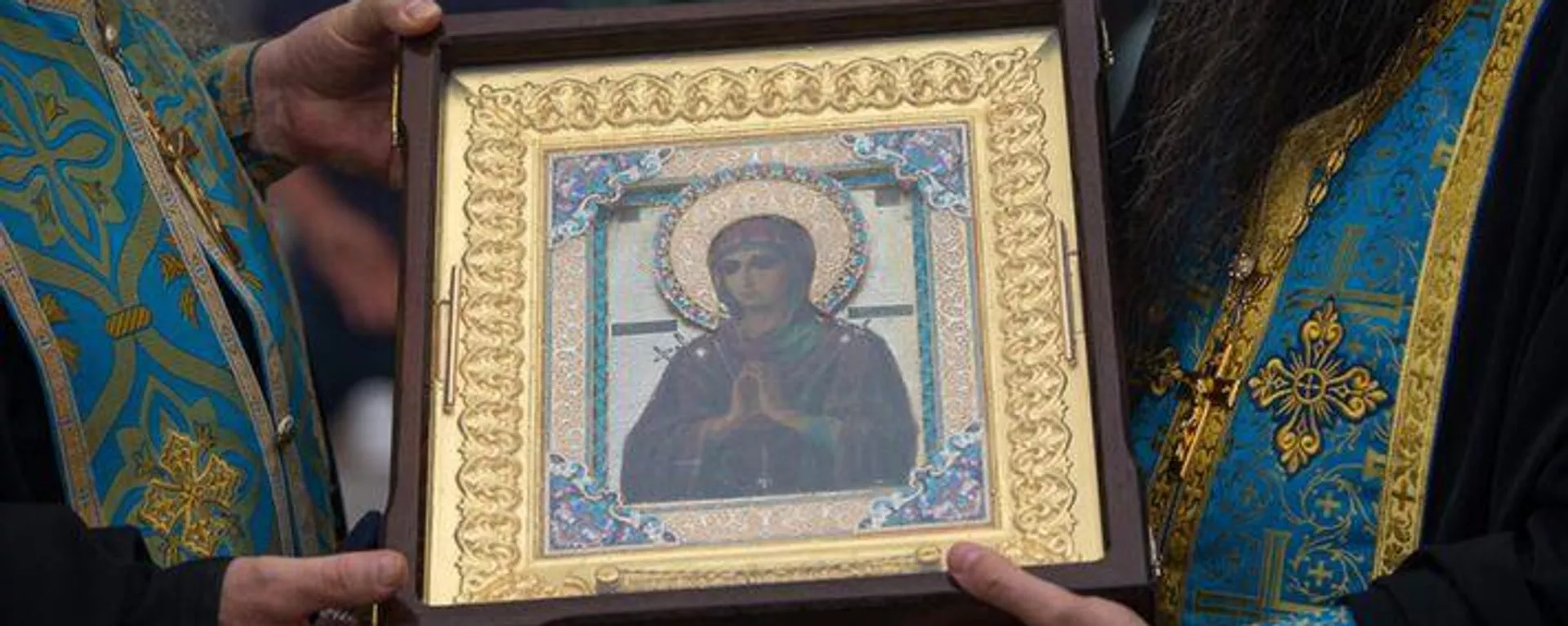 Чудотворную икону Божией Матери “Семистрельная” привезут в седьмой раз в Цхинвал - Хубаева - Sputnik Южная Осетия, 1920, 28.06.2022