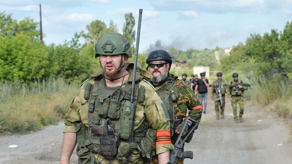 Союзные силы России и ЛНР в Лисичанске  - Sputnik Южная Осетия