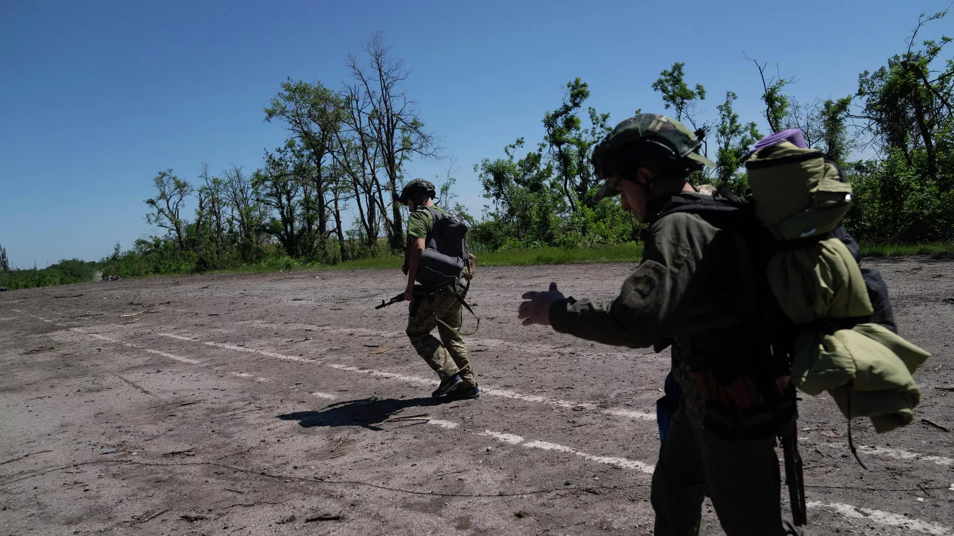 Украинские военнослужащие. Архивное фото