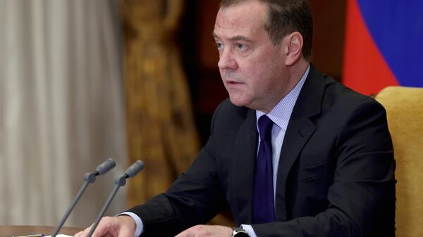 Зампред Совбеза РФ Д. Медведев провел заседание межведомственной комиссии СБ по обеспечению технологического суверенитета государства - Sputnik Южная Осетия