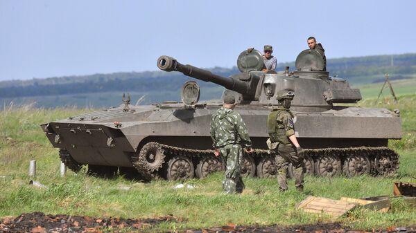 Военные ДНР стреляют агитснарядами с листовками по позициям ВСУ - Sputnik Южная Осетия