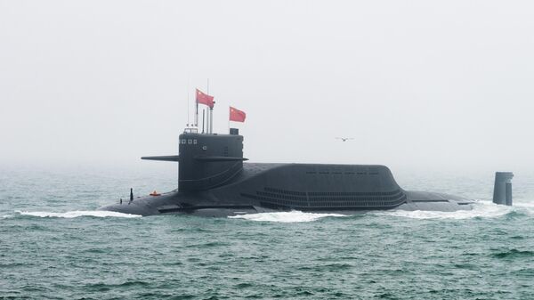 Атомная подводная лодка ВМФ Китая. Архивное фото  - Sputnik Южная Осетия