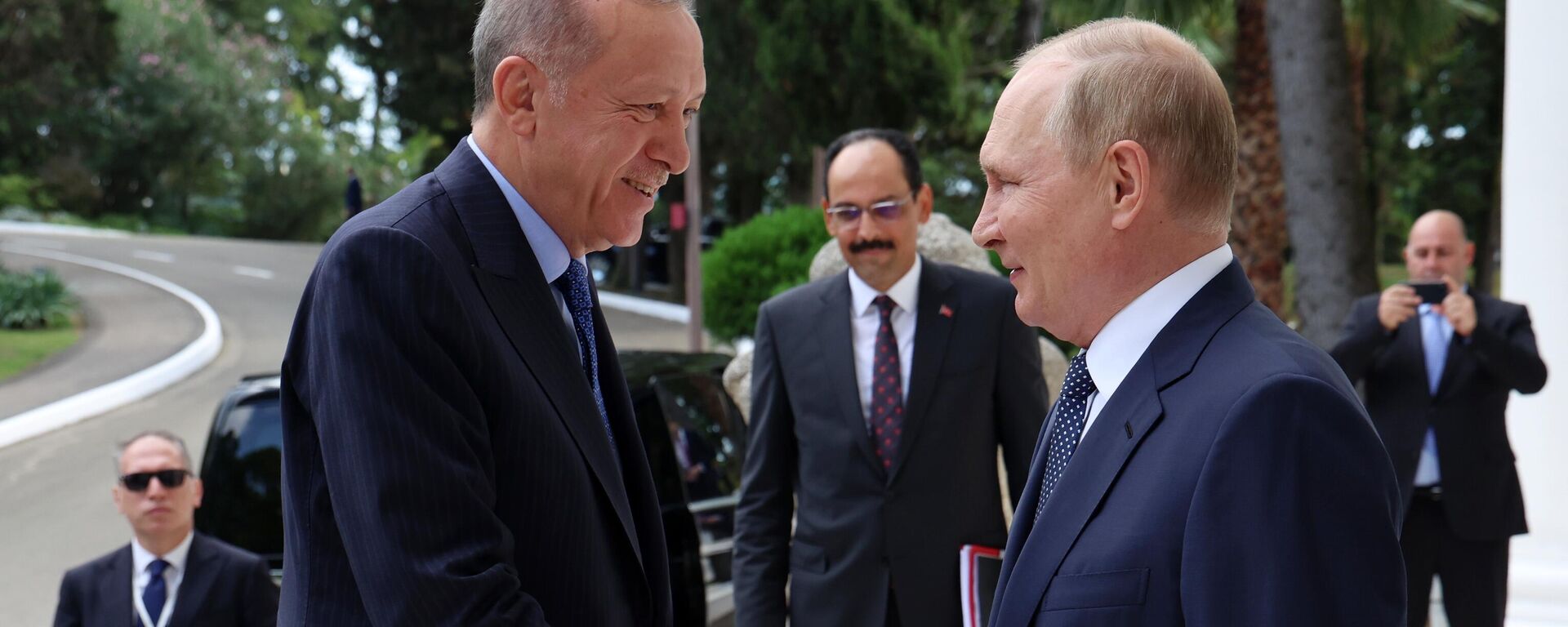 Президент РФ В. Путин провел переговоры с президентом Турции Р. Эрдоганом в Сочи - Sputnik Южная Осетия, 1920, 05.08.2022