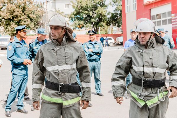 День образования Службы пожарной охраны Южной Осетии. - Sputnik Южная Осетия