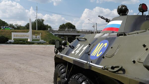 Миротворческий пост российских военнослужащих в Приднестровье. Архивное фото  - Sputnik Южная Осетия