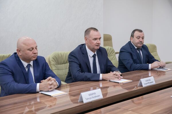 Встреча Алана Гаглоева с делегацией из Северной Осетии - Sputnik Южная Осетия