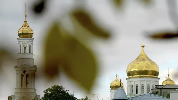 Собор и колокольня храма Рождества Пресвятой Богородицы в Ростовской области. - Sputnik Южная Осетия