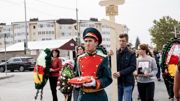 Похороны Амирана Чочиева - Sputnik Южная Осетия