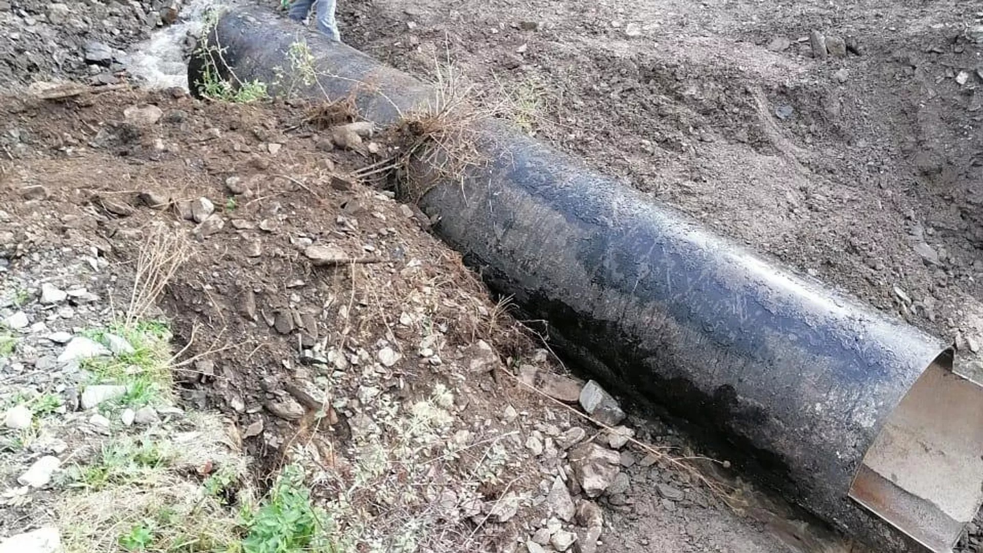 Восстановление дорожного сообщения в села Ленингорского района