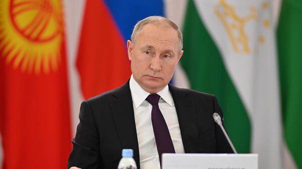 Визит президента РФ В. Путина в Казахстан  - Sputnik Южная Осетия