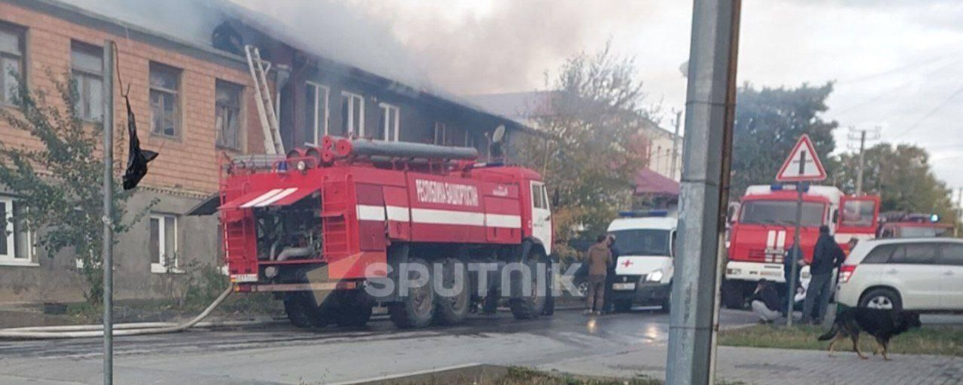 В частном доме в Цхинвале произошел пожар - Sputnik Южная Осетия, 1920, 24.10.2022