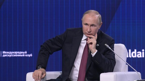 Президент РФ В. Путин принял участие в заседании Международного дискуссионного клуба Валдай - Sputnik Южная Осетия