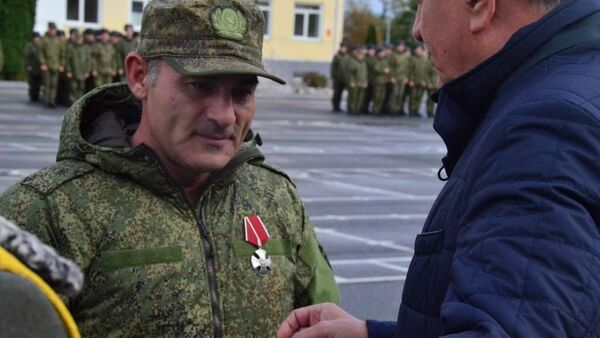 Житель Северной Осетии Тамаз Гуцаев удостоен ордена Мужества - Sputnik Южная Осетия