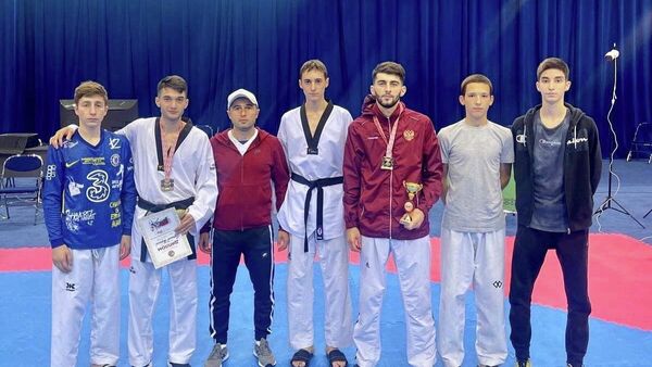 Тхэквондисты из Осетии завоевали золотые медали на Открытом Кубке Беларуси - Sputnik Южная Осетия