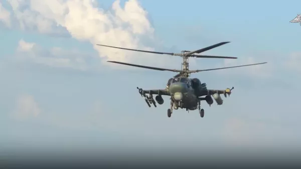 Боевая работа экипажей Ка-52 - Sputnik Южная Осетия