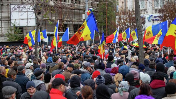 Антиправительственный митинг в центре Кишинева – прямая трансляция - Sputnik Южная Осетия