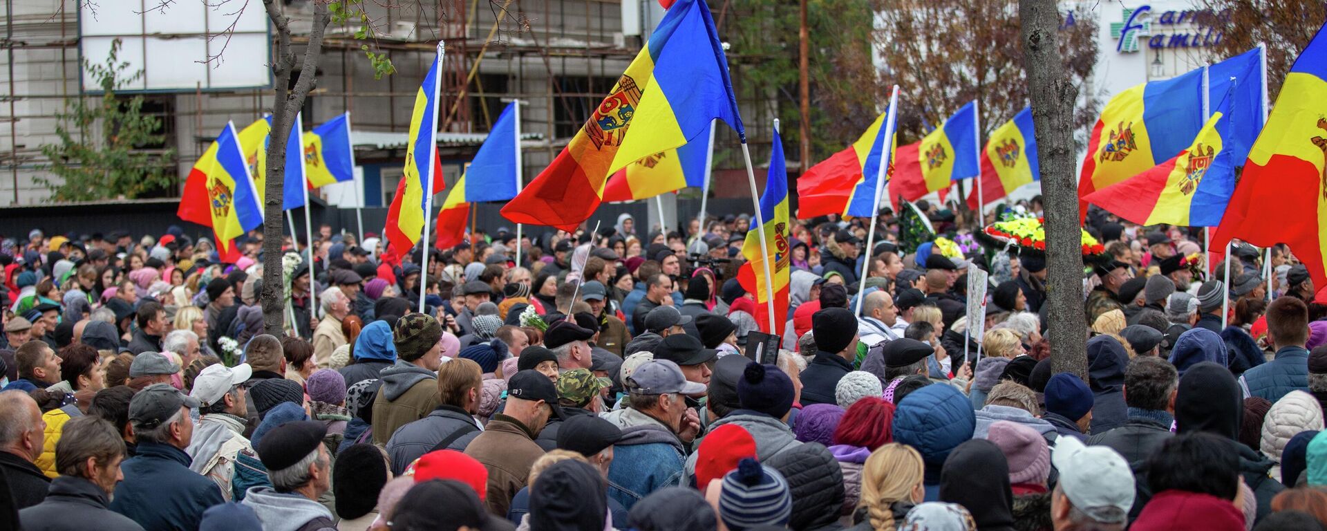 Антиправительственный митинг в центре Кишинева – прямая трансляция - Sputnik Южная Осетия, 1920, 13.11.2022