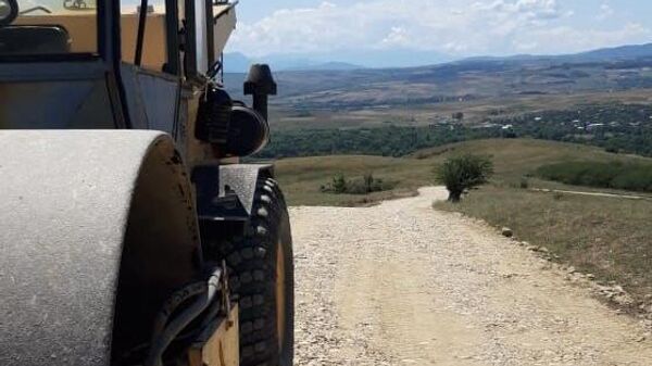 Строительство дороги в село Балта - Sputnik Южная Осетия