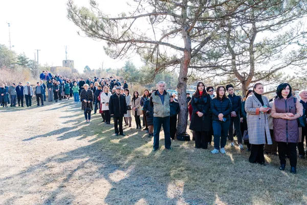 Митинг на Присской возвышенности в честь Дня мужества и народного единства. Митинг на Присской возвышенности в честь Дня мужества и народного единства. - Sputnik Южная Осетия